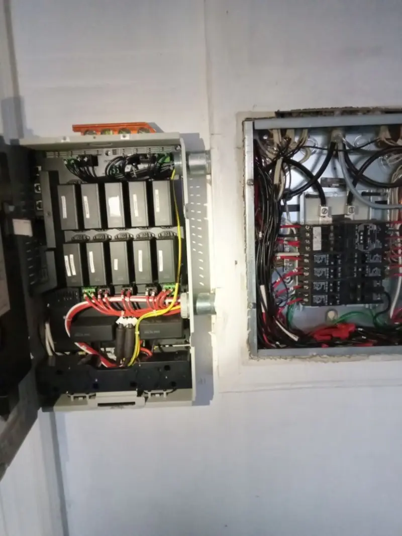 Electrical panel upgrade completed for Commercial Electrician Services in Highland Park
